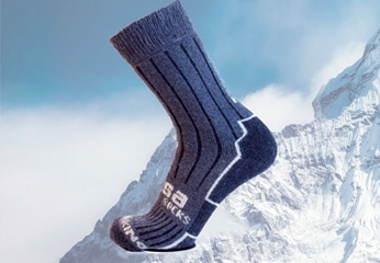 1 par espesado exterior montañismo Calcetines con Toalla Bottom , largo  tubo anti sudor con cálido esquí Calcetines, Mode de Mujer